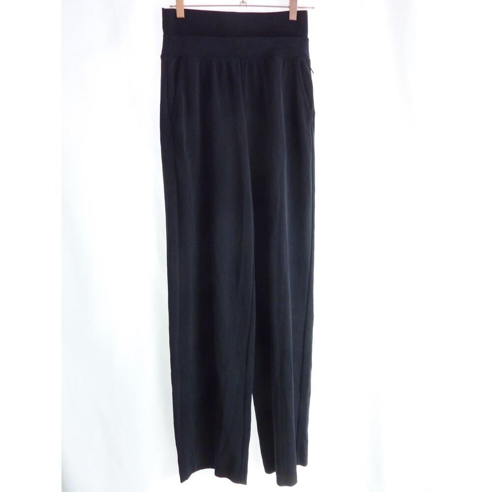 Athleta Black High Rise Wide Leg Pant XS T